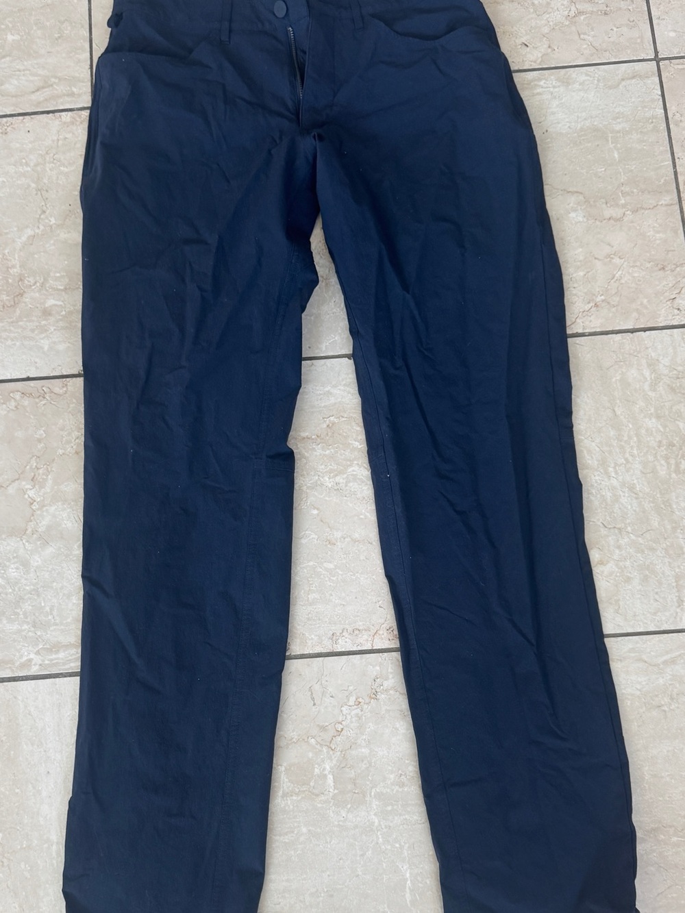 ALO Men's Navy Pants- Classic Straight Fit